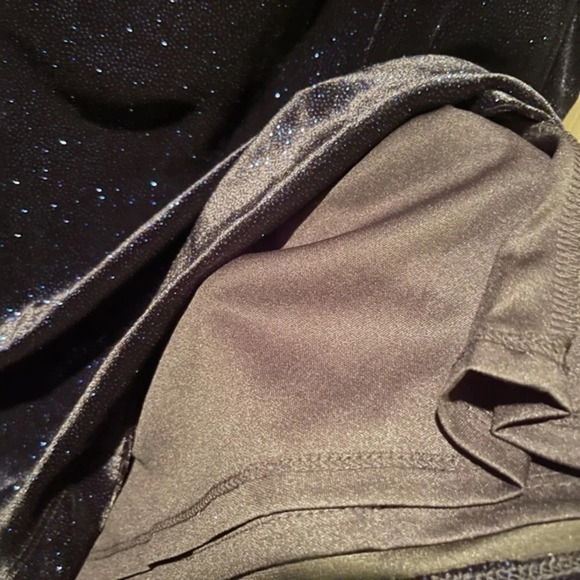 Eliza J Blue Velvet Shimmer Sheath Dress, Size 6 - Picture 16 of 16